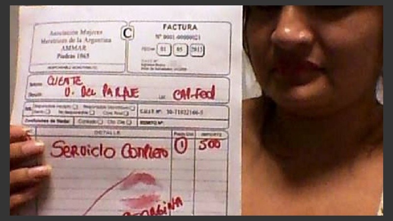 Georgina Orellano, al frente de Ammar.