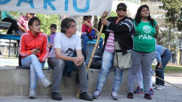 Diferentes organizaciones participaron del día de lucha por los derechos del trabajador.