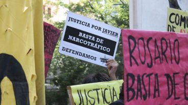 El reclamo también fue contra el narcotráfico presente en el barrio de zona oeste.