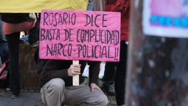 Los manifestantes cuestionaron el accionar de la policía.