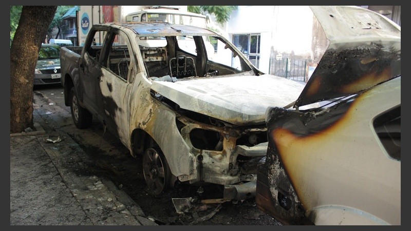 Así quedaron los vehículos.