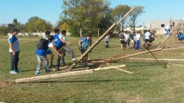 Los integrantes del club recuperaron el predio.