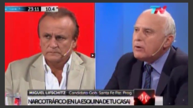 Los candidatos se enfrentaron en TN.