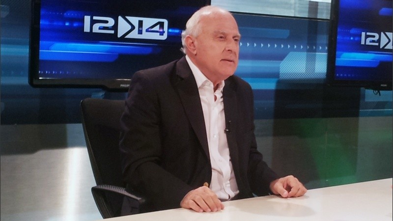El candidato del Frente Progresista en los estudios de De 12 a 14.