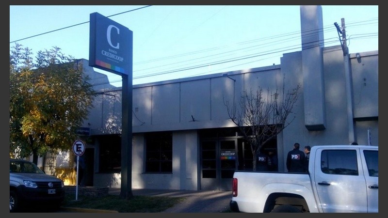El banco Credicoop de General Lagos. 