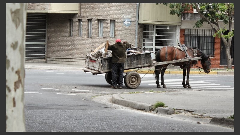 El líder de Los Monos fue detenido cuando se trasladaba en un carro tirado por caballo. 