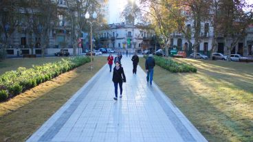 Pisos nuevos para uno de los espacios públicos más importantes.