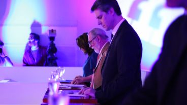 Pura concentración antes de volver de un corte.