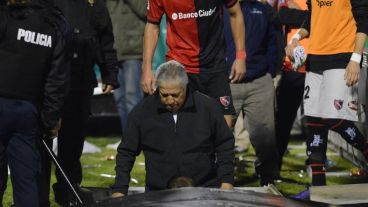 La última vez que el Tolo se metió en el túnel del Coloso, el sábado a la noche.