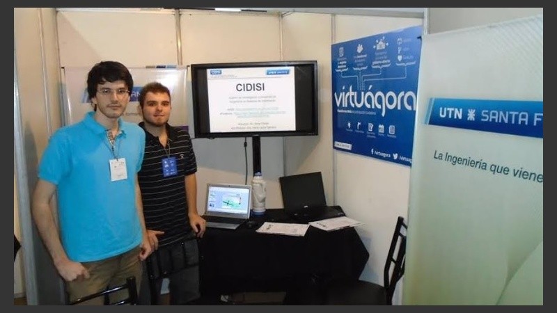 Augusto Mathurín y Guillero Croppi, autores del proyecto ganador.