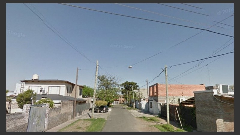 Herrera al 1600, la zona donde se produjo la entradera. 