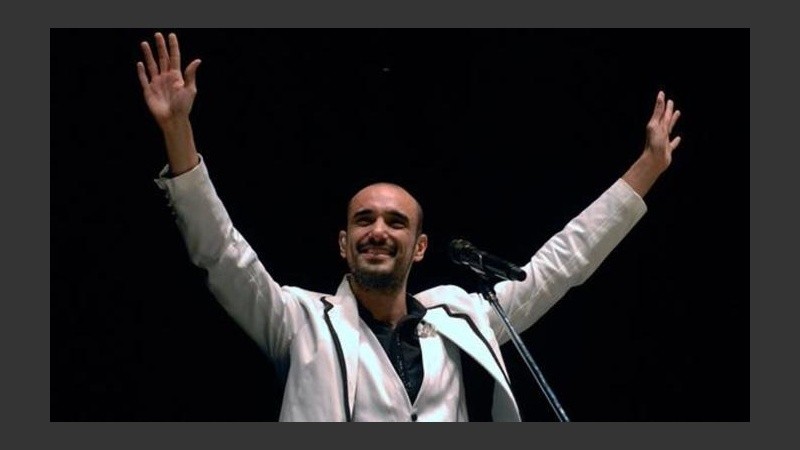 El cantante se presentó en Barcelona hace pocos días.