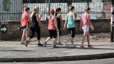 Mucho calor en la ciudad.