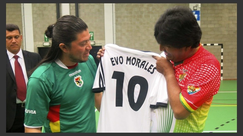 Evo se encuentra  participando de la cumbre UE-CELAC.