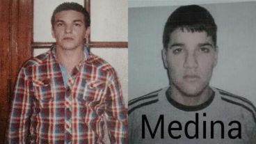 Dos de los internos que se fugaron, Pucheta y Medina.