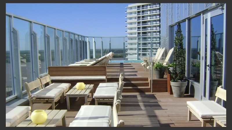 El solárium, para tomar sol y relajarse.