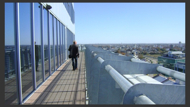 La vista que domina la ciudad. 