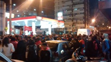 Los militantes celebraron el tercer lugar.