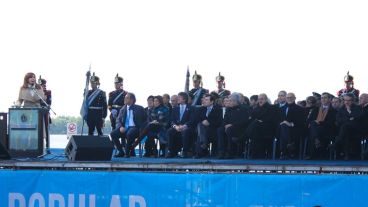 En el palco, "caras de".