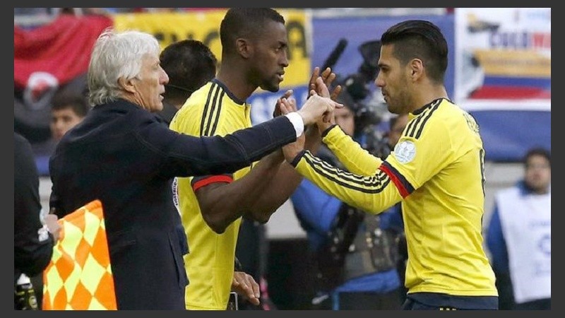 Pekerman, Falcao y Martínez.