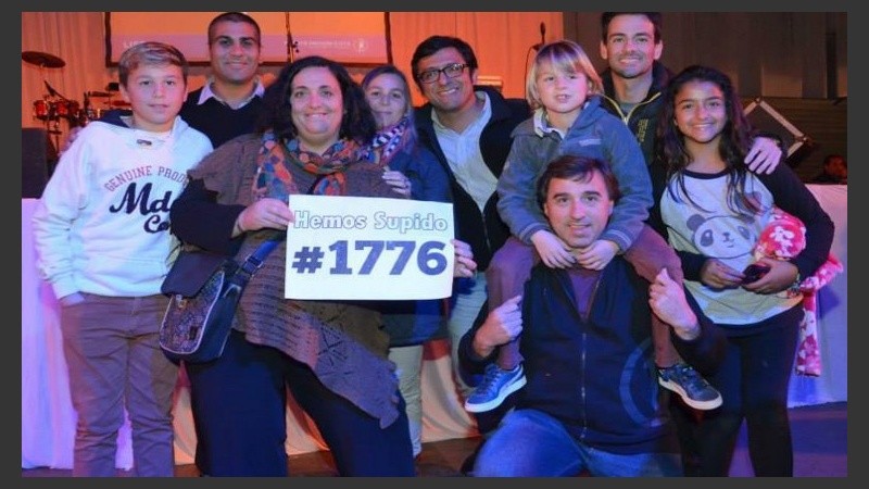 Más festejos socialistas con el cartel.