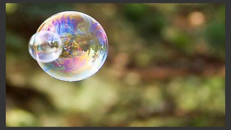 Viento a favor para hacer burbujas
