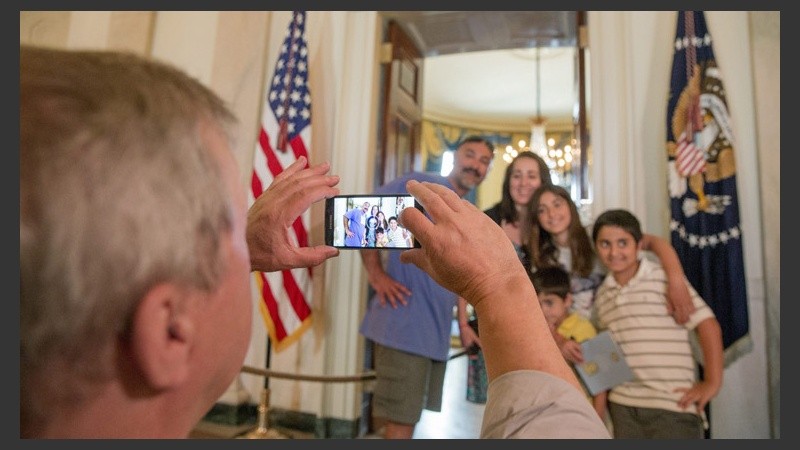 Se levantó la medida que prohibía tomar fotografías en el interior de la Casa Blanca. (EFE)