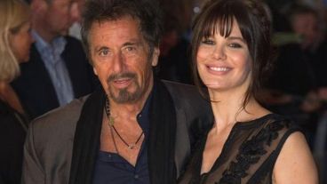 Al Pacino junto a la argentina Lucila Solá.