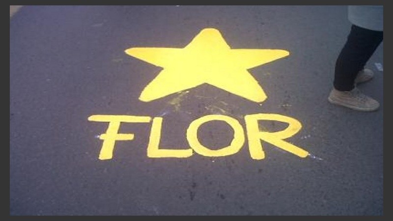 Una estrella amarilla para Flor. 