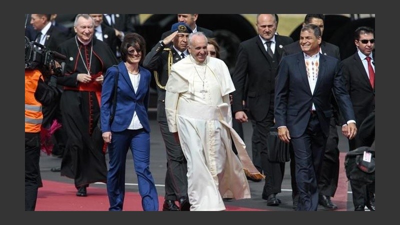 Francisco se quedará en Ecuador hasta el 8 de julio.