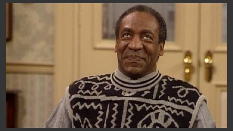Cosby personificado como el doctor Cliff Huxtable, de su programa 