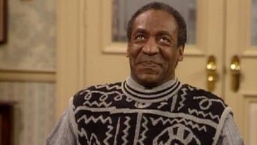 Cosby personificado como el doctor Cliff Huxtable, de su programa "The Cosby Show".