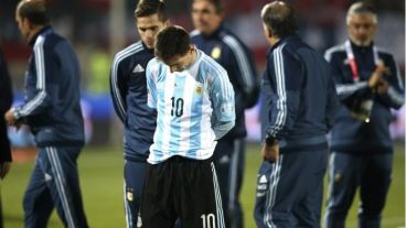 Messi, tras la derrota por penales ante Chile.
