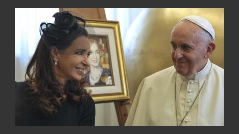 Cristina publicó una serie de tuits en relación al Papa.