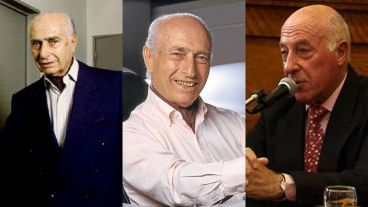 Un calco. Espinosa, Fangio y Vázquez.
