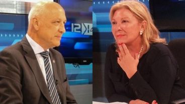 El gobernador, ácido con Carrió.