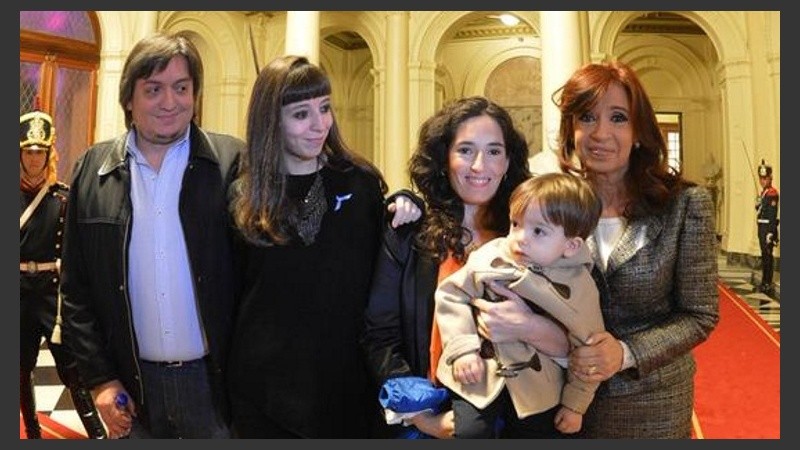 Una foto familiar de Cristina en mayo pasado.