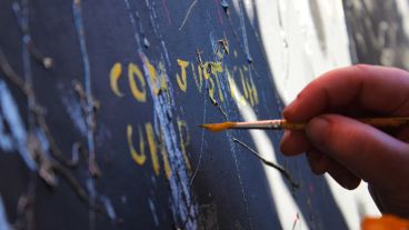 "Justicia", el pedido común de los presentes. (Alan Monzón/Rosario3.com)