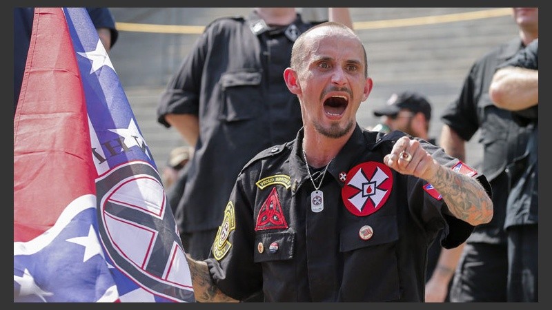 La manifestación del grupo 