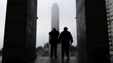 Niebla en la mañana de este martes.