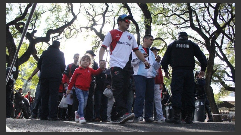 La llegada al Coloso.