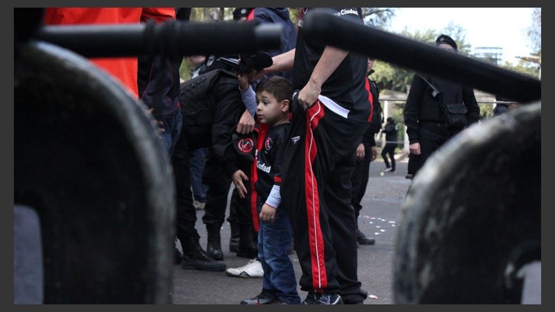 Hinchas, y más hinchas.