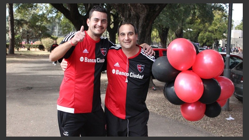 Todos los colores para alentar al equipo.