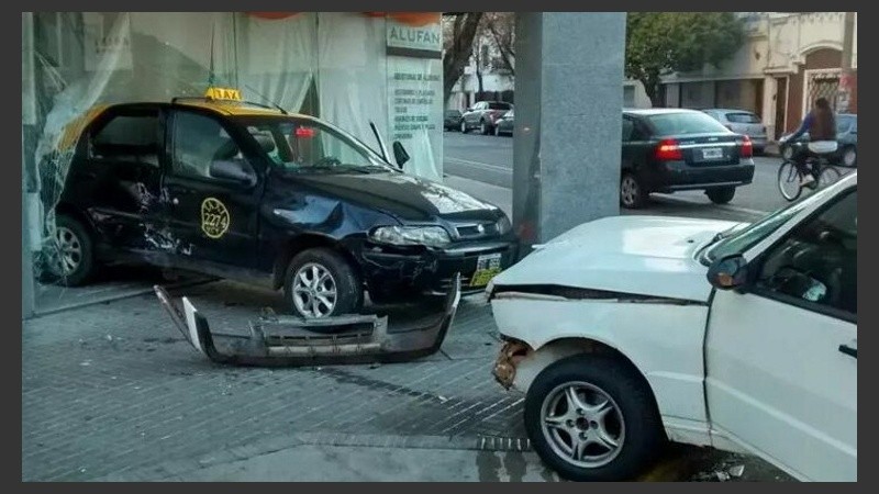 Tremenda escena en la mañana de este lunes. 