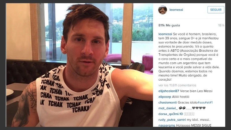 Leo, uno de los que difundió la convocatoria.