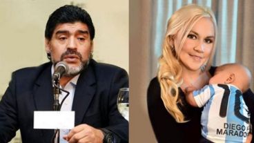“La señorita Ojeda es una mentirosa", acusó un enojadísimo Diego Maradona.