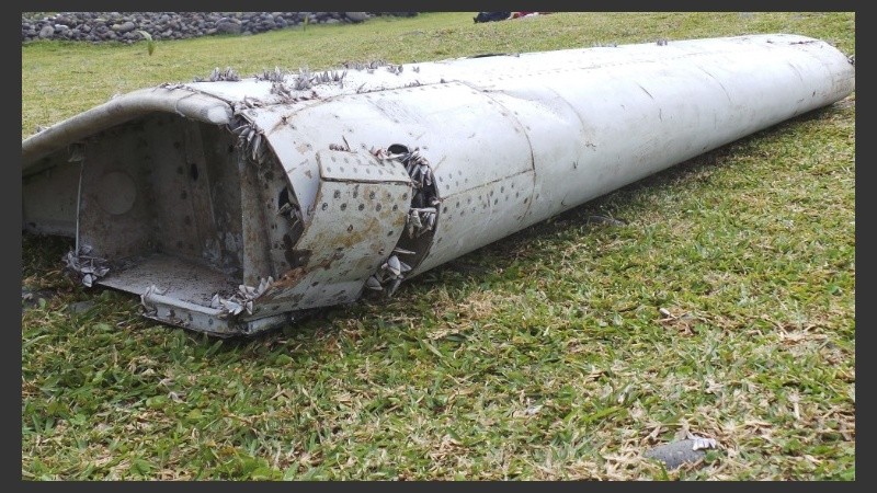El fragmento, de dos metros de largo, fue encontrado el pasado miércoles.