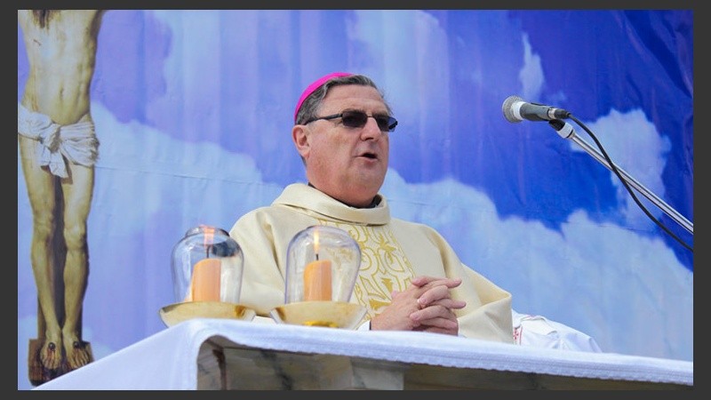 En dicha plaza, el arzobispo Martín celebró una misa. (Alan Monzón/Rosario3.com)