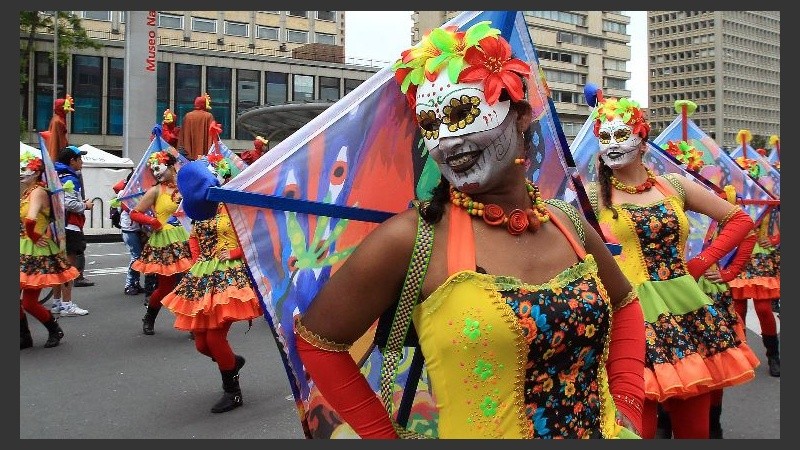 Festejos en Bogotá al cumplirse 477 años de su fundación. (EFE)