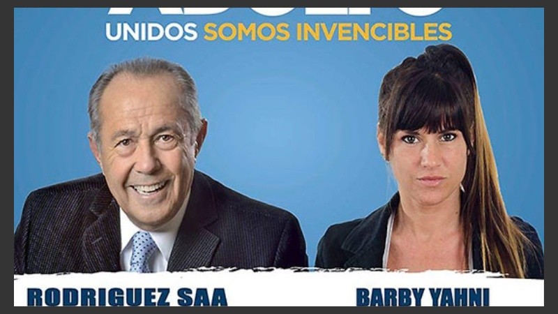 Barby Yahni estaba dentro del Frente que encabeza Rodríguez Saá.